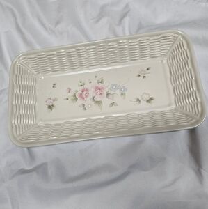 Pfaltzgraff Tea Rose Bread Tray